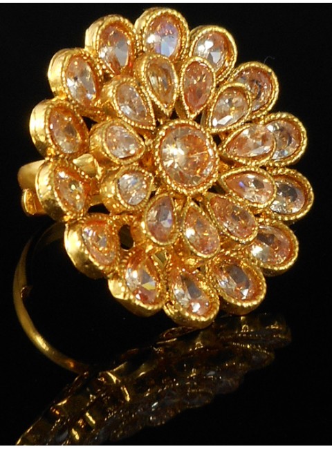 Designer Polki Finger Ring